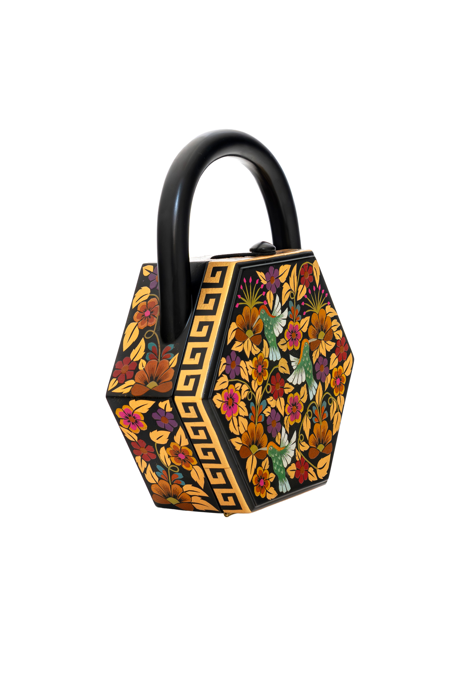 Bolso de mano con técnica Mopa Mopa - 26 Cm. 