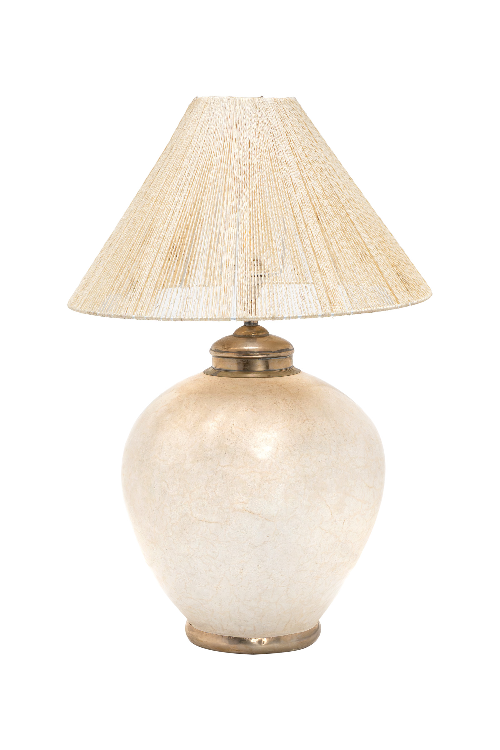 Moroccan ceramic lamp.