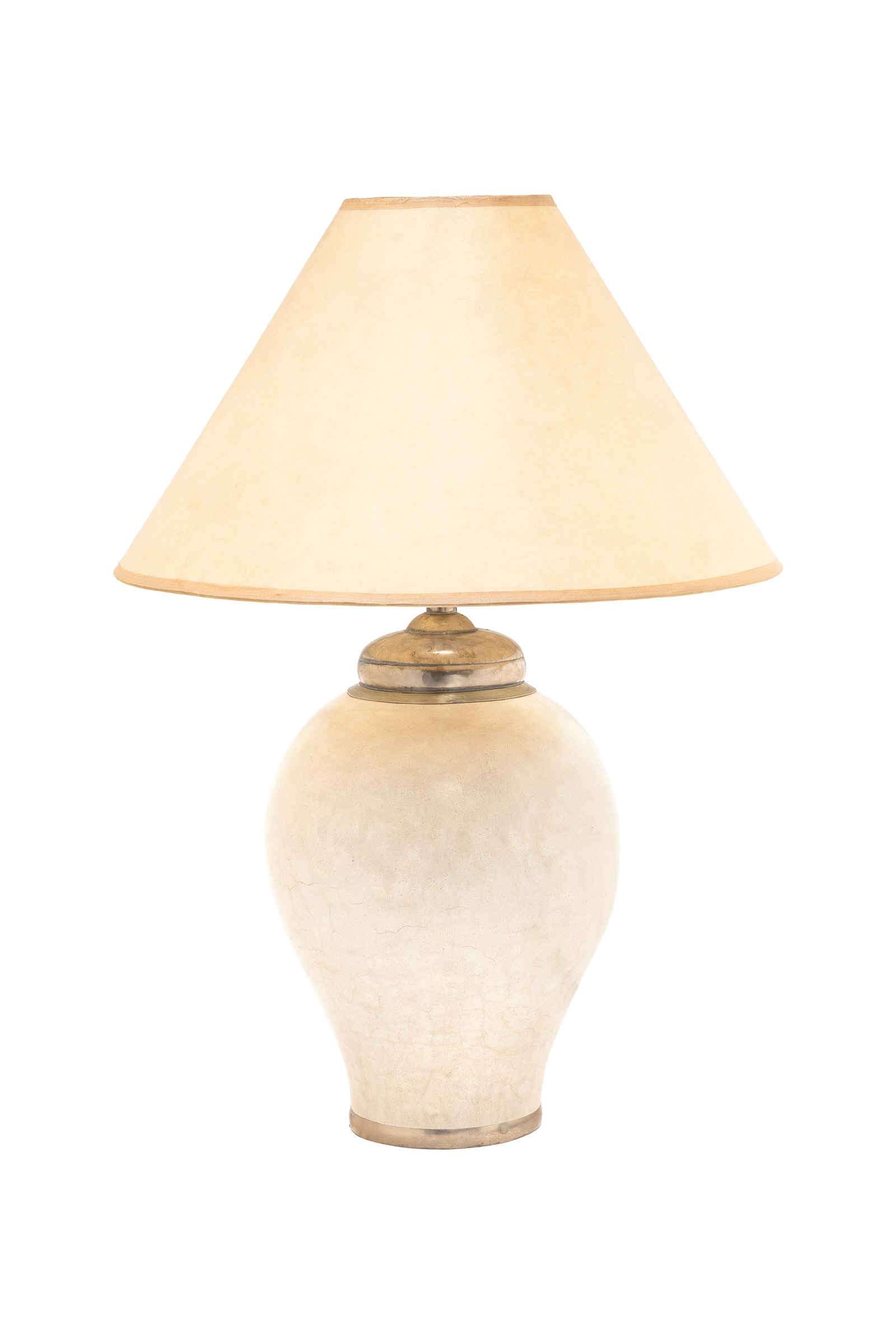 Small Moroccan ceramic lamp.