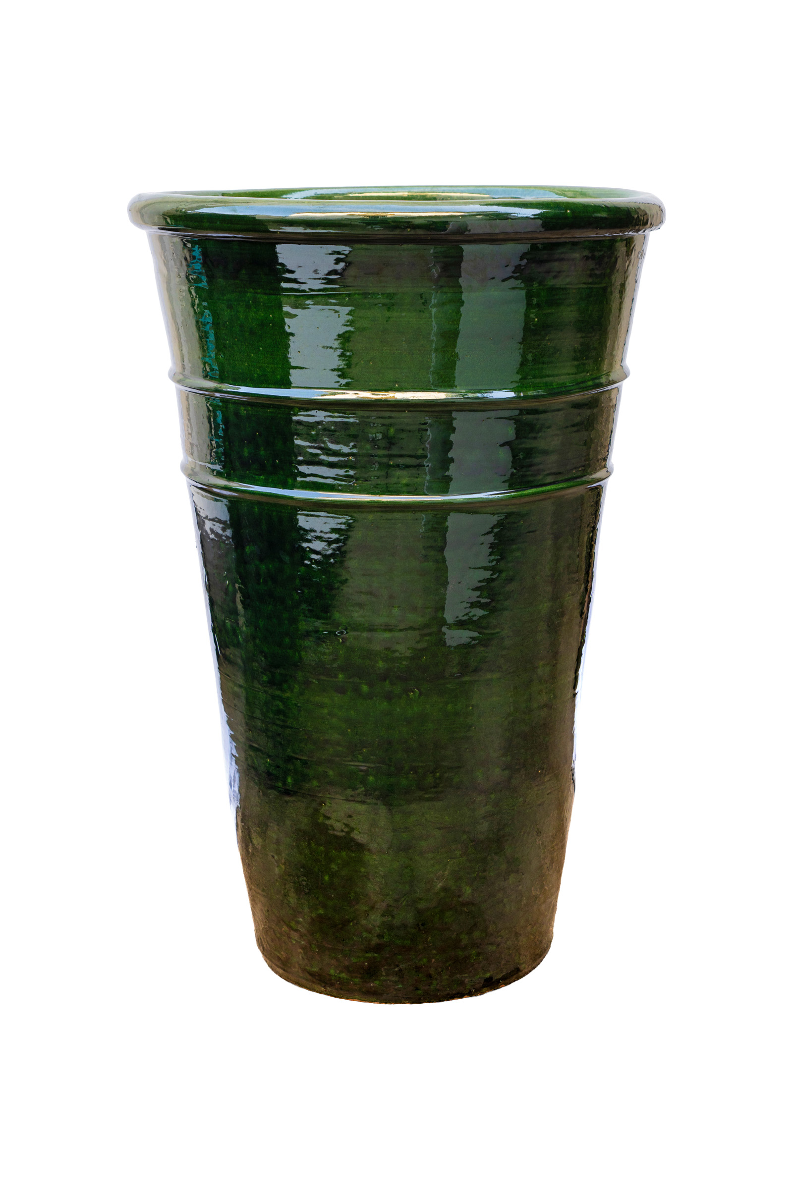 Matera alta en cerámica Marroquí - Verde.