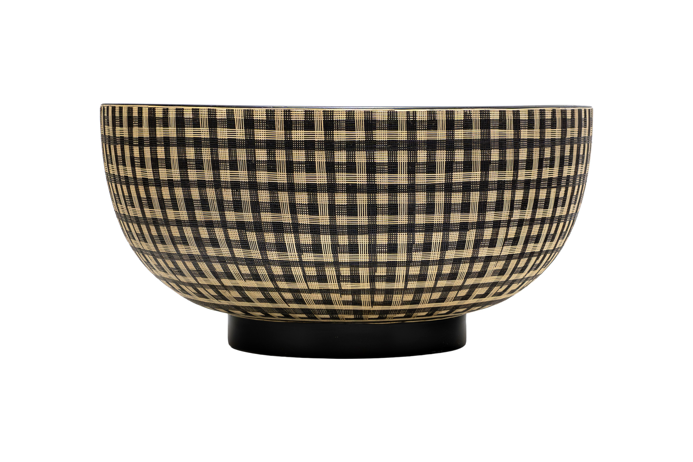 Bowl chapado en tamo de trigo.