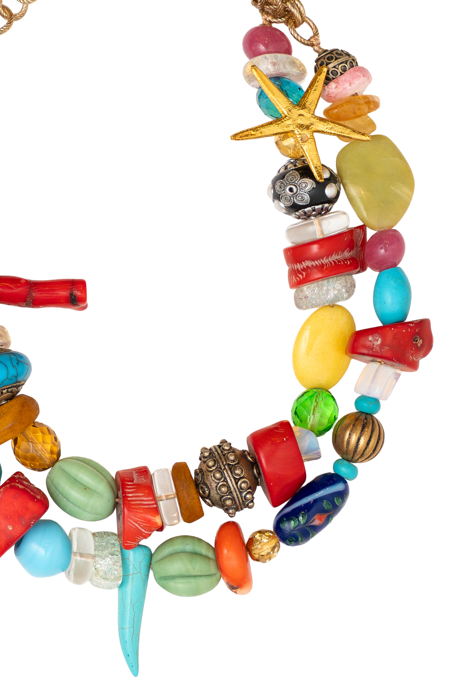 Collar corto-Tesoro multicolor