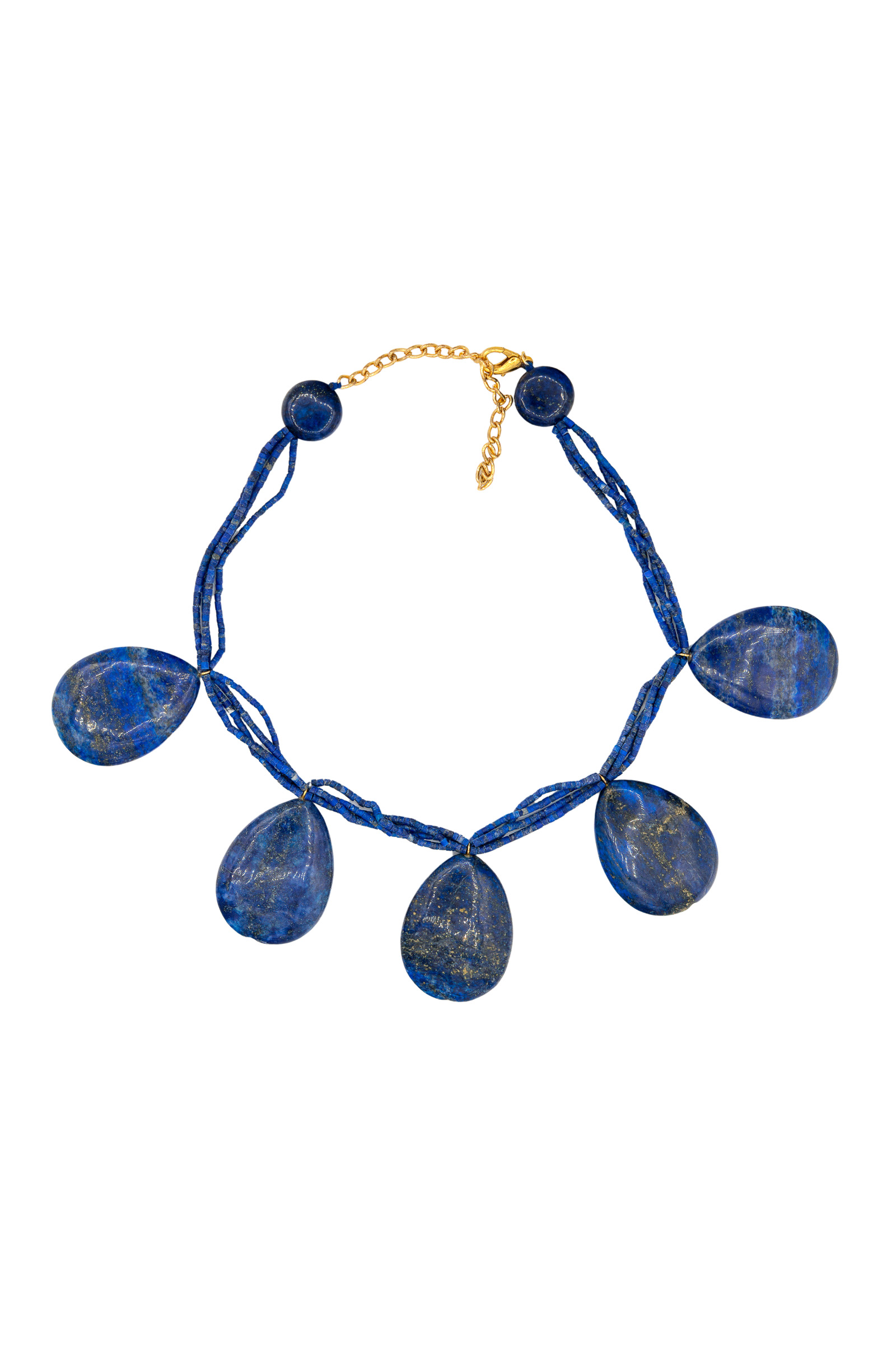 Collar azul profundo 