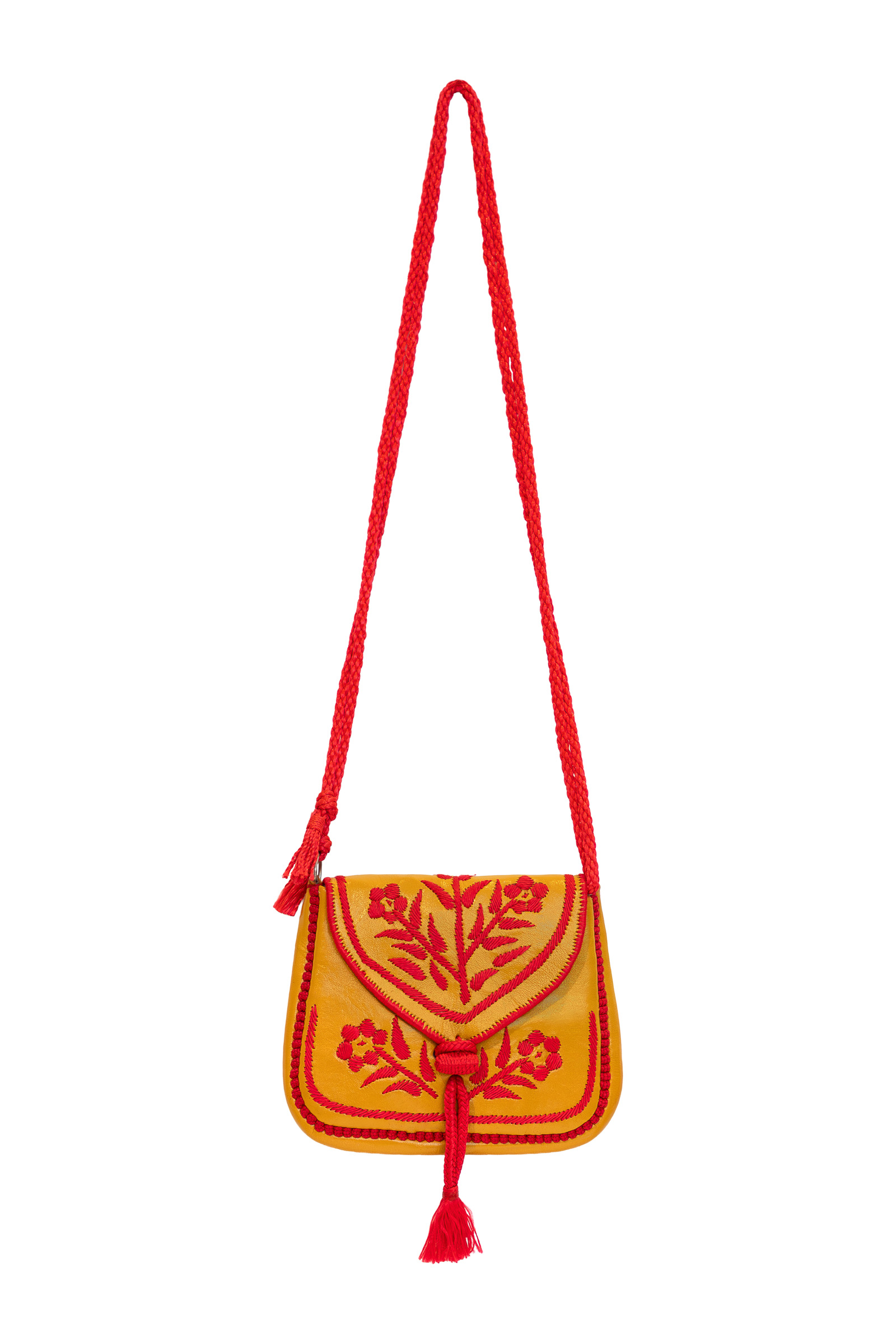Bolso cuero Abury Berber-Amarillo