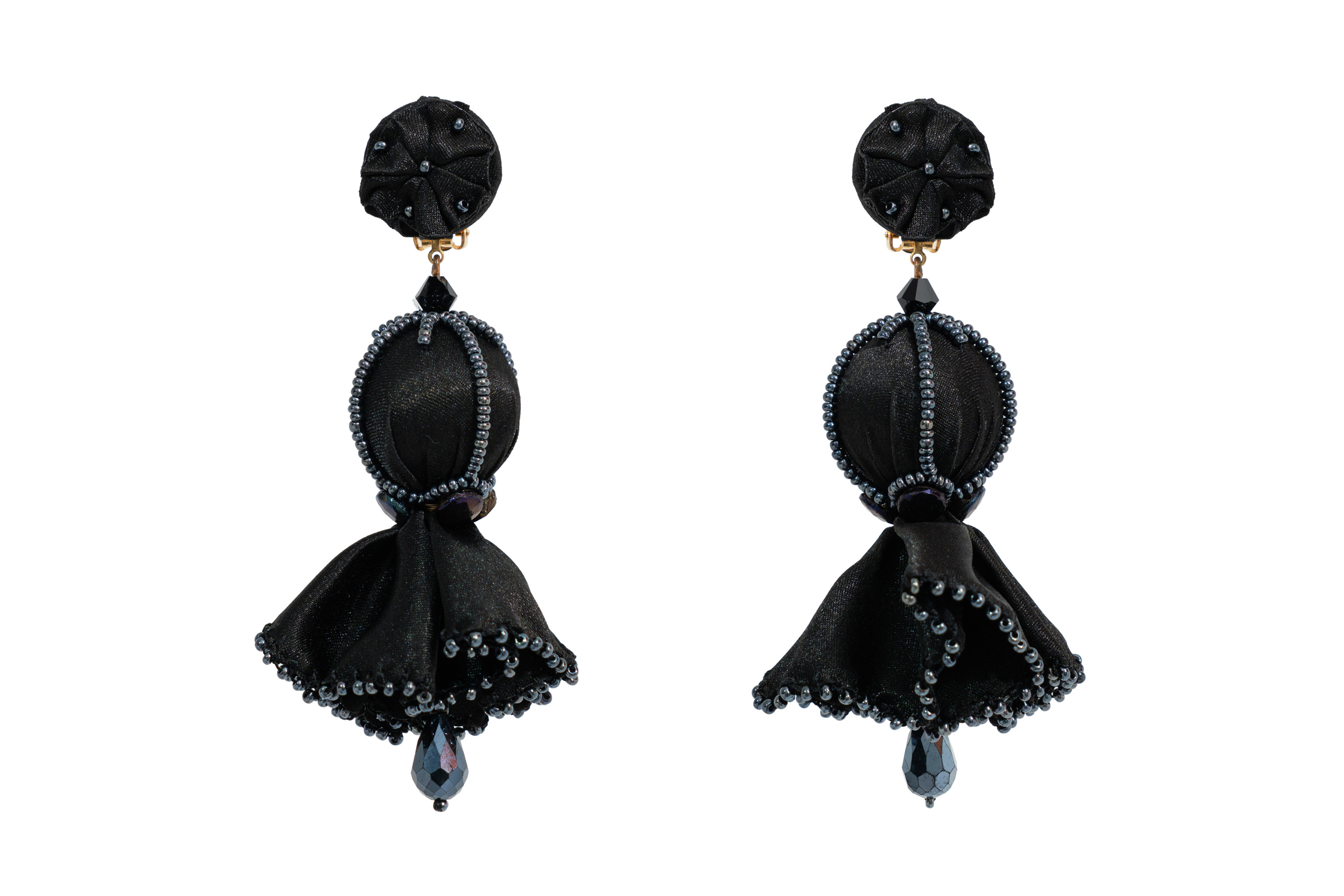 Aretes bailarina-Negros