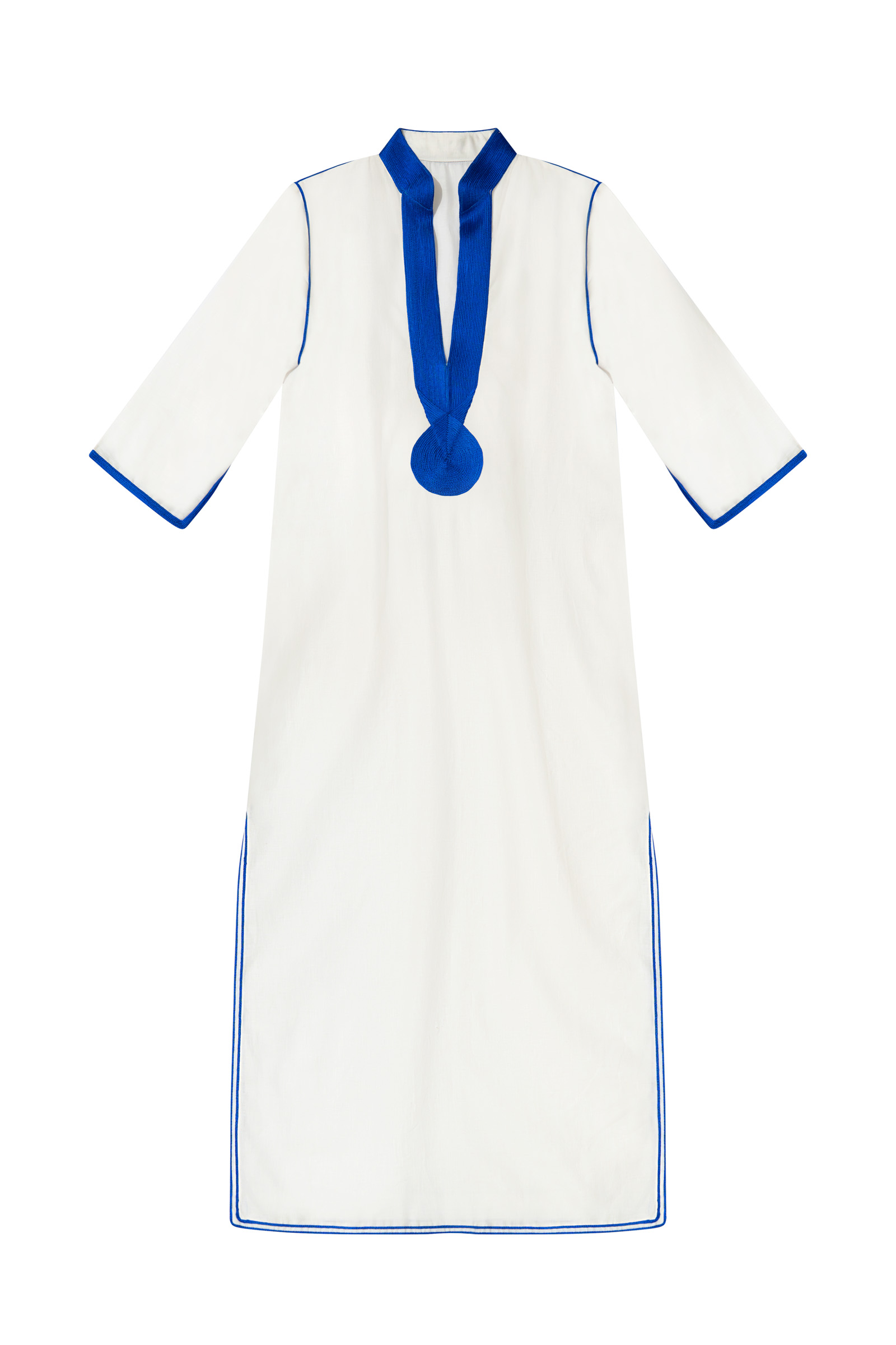 Kaftan marroquí -Blanco
