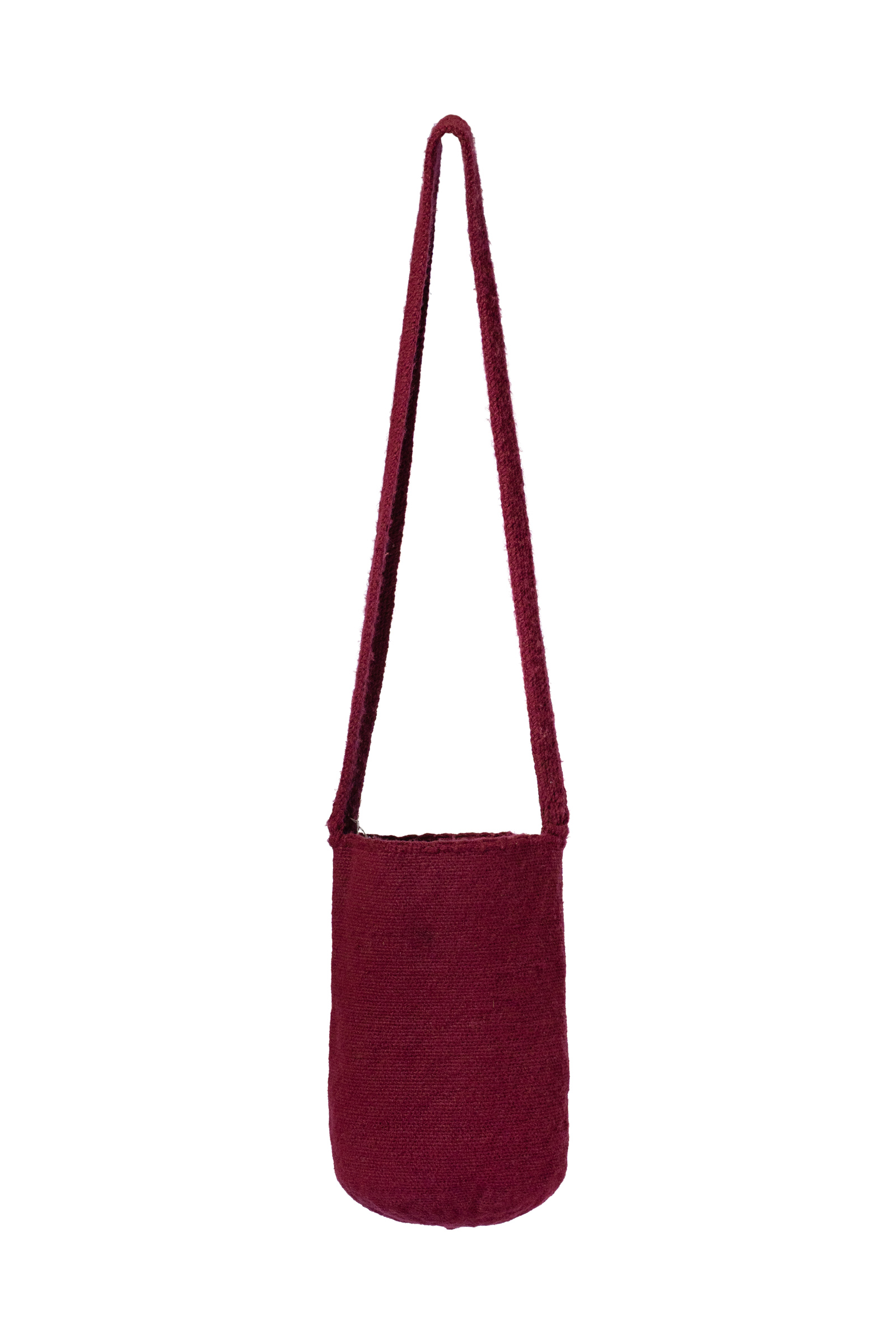 Mochila arhuaca en lana - Vino tinto