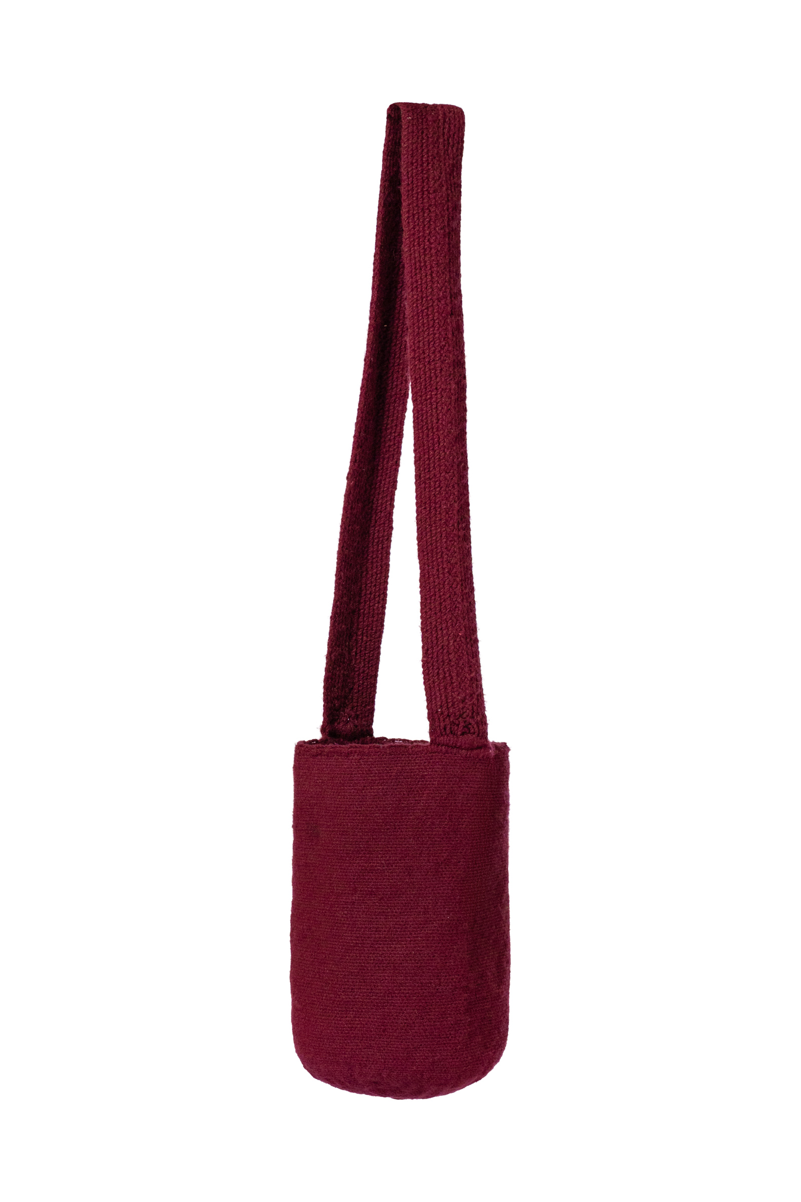 Mochila arhuaca en lana - Vino tinto