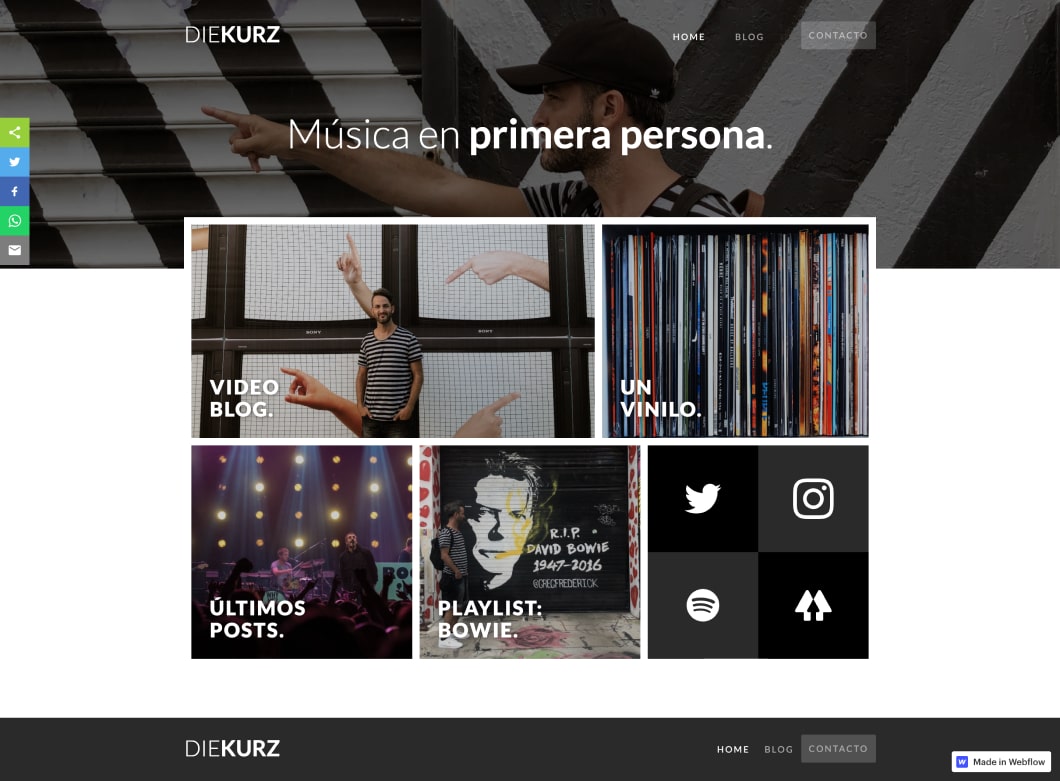A screenshot of web page