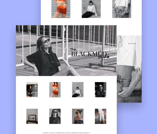 A mockup of a project