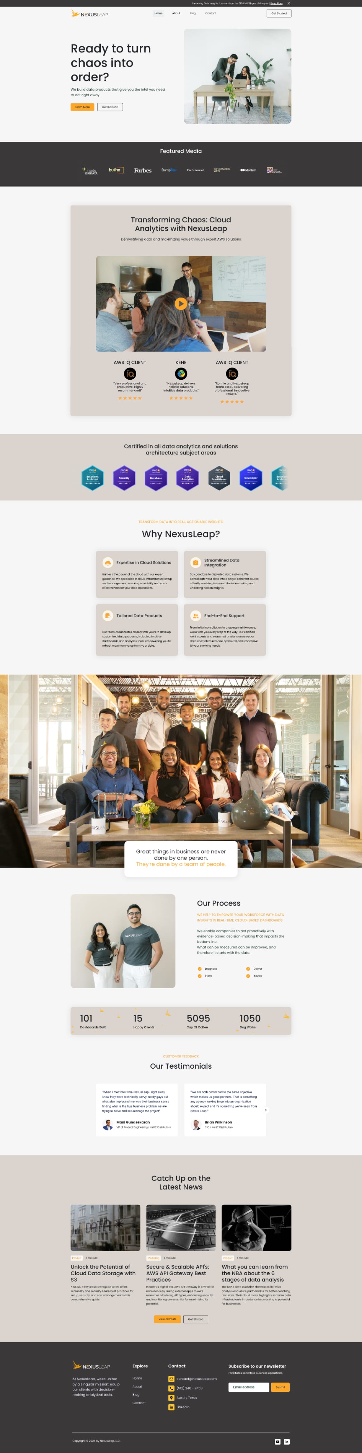 A screenshot of web page