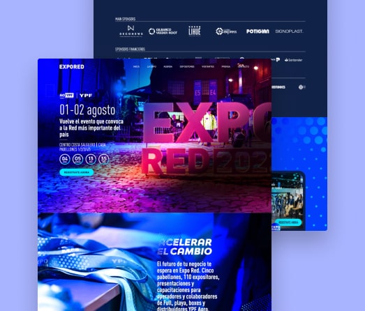 A mockup of a project