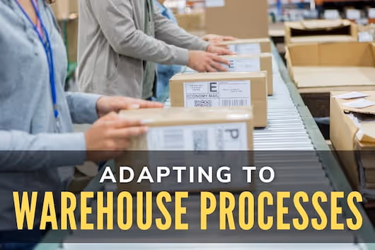 Adapting to Warehouse Processes - People packing boxes