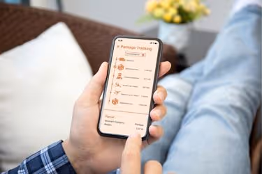 Tracking shipping in the phone