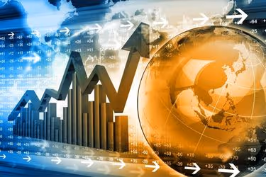 Global economy concept - graphics