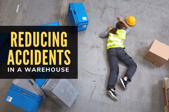 Reducing Warehouse Accidents - warehouse worker on the floor