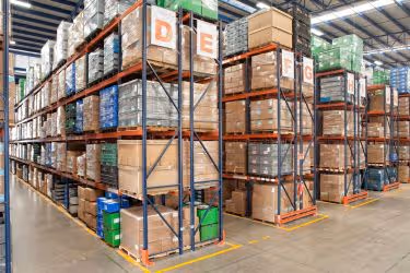 Clean organized warehouse