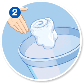 graphic of instruction on how to use adult diaper 