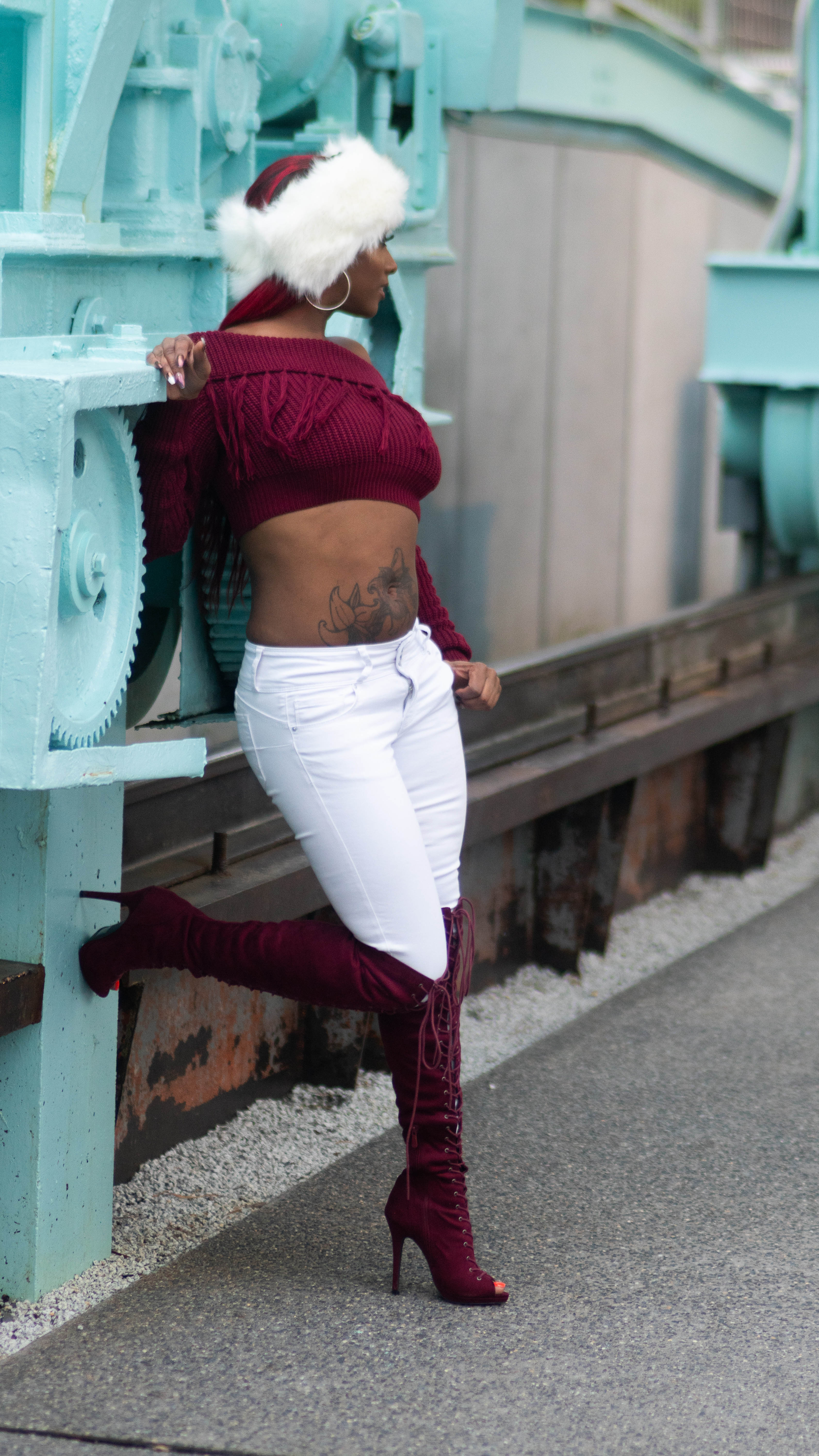 woman posing for photoshoot 