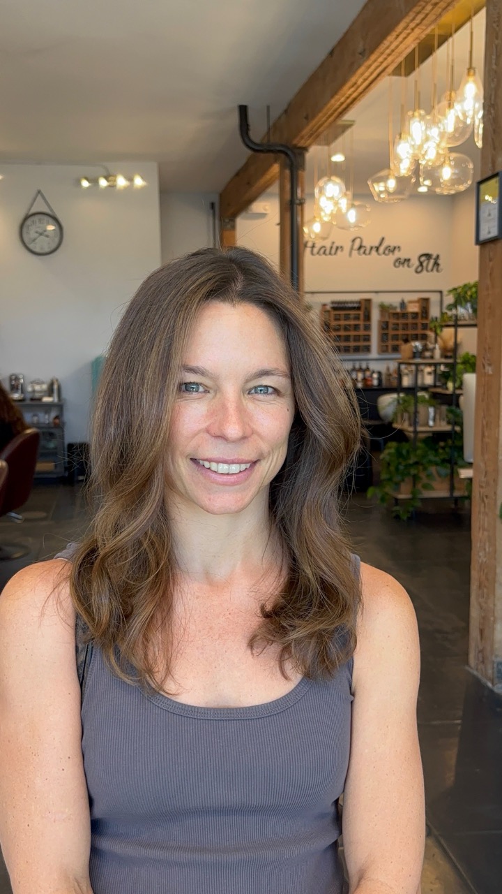 Beautiful cut + Color for our AMAZING guest - by Tricia