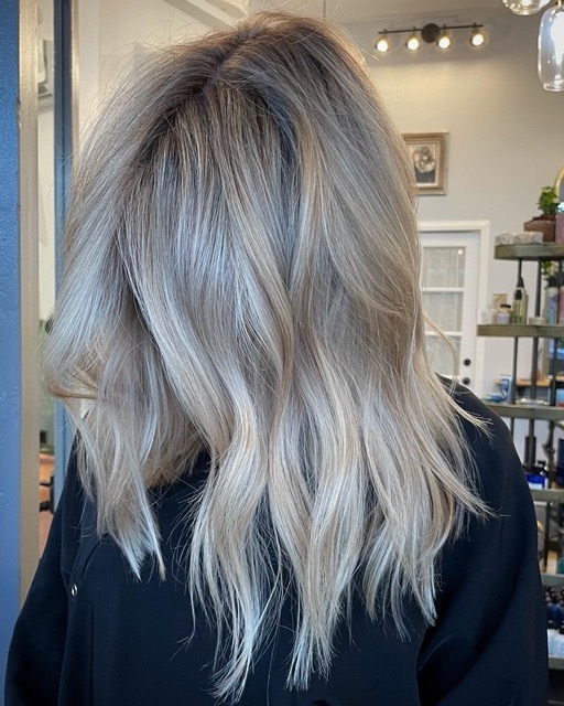 Beautiful cool blonde hair