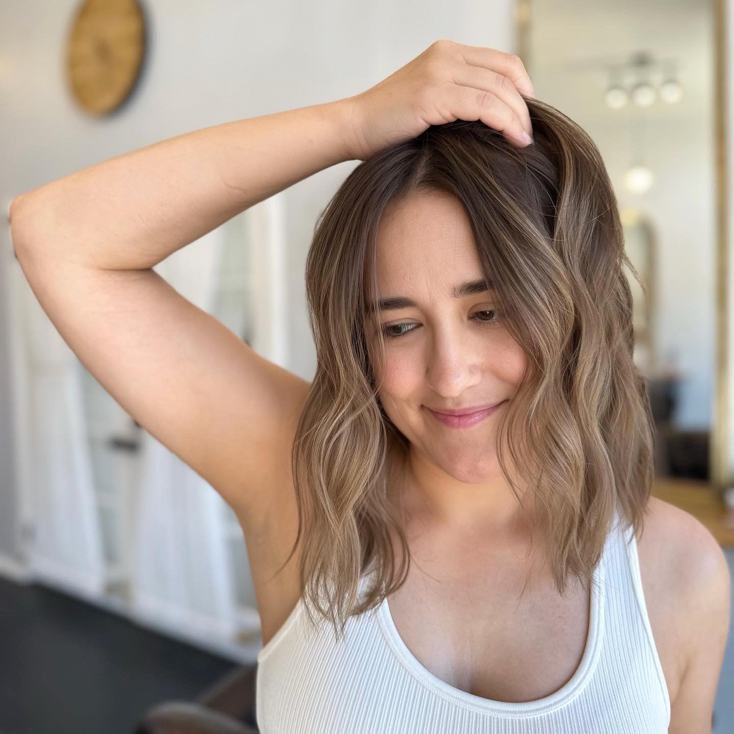 Blonde natural tones