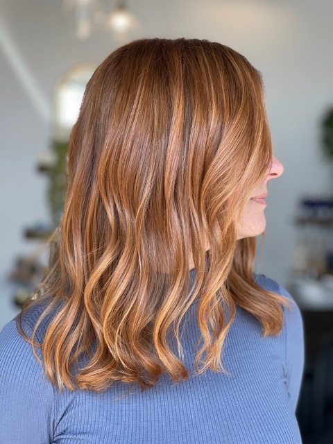 MV - copper balayage