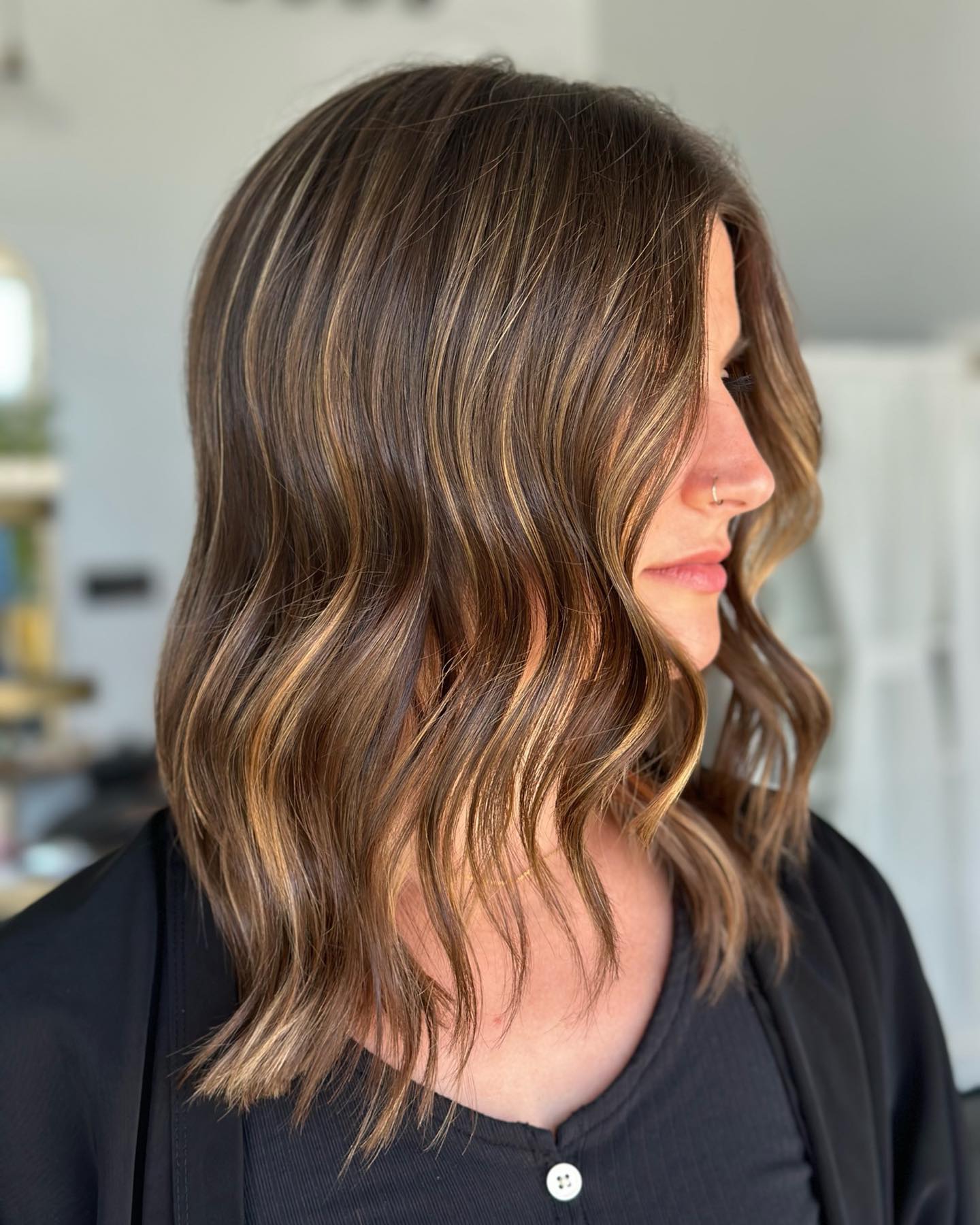Subtle partial highlights, well blended