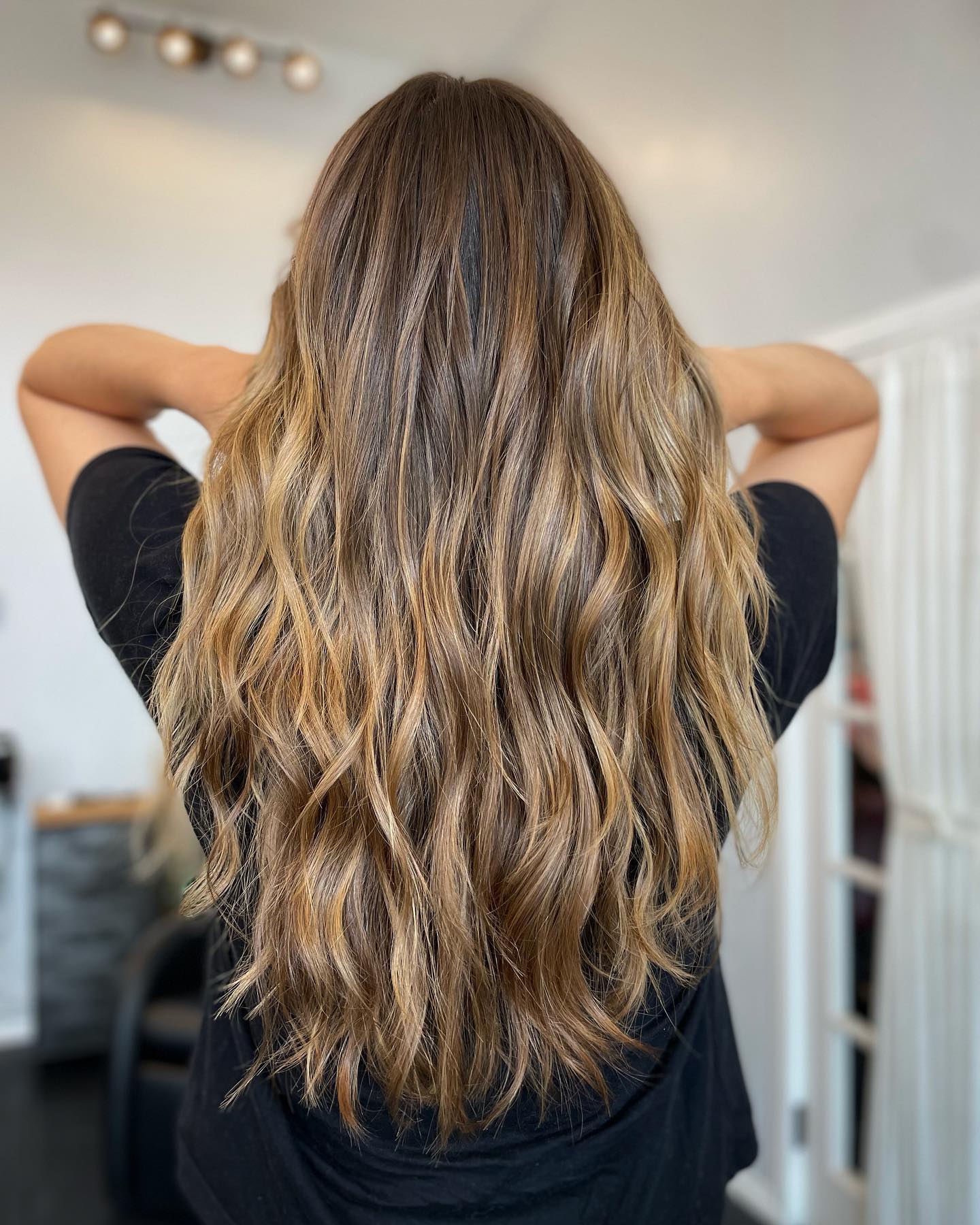 warm summer balayage