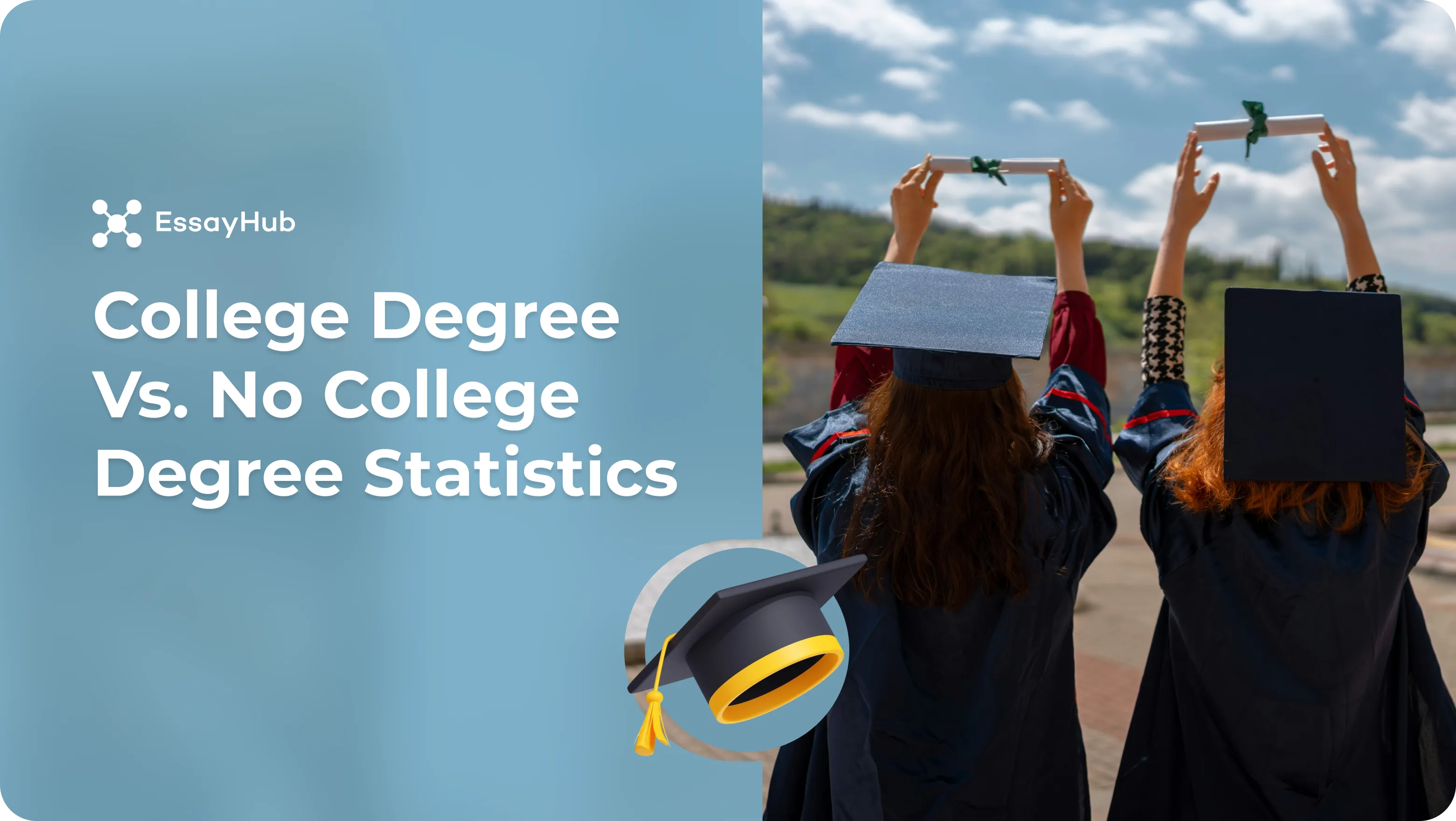 college degree vs no college degree statistics