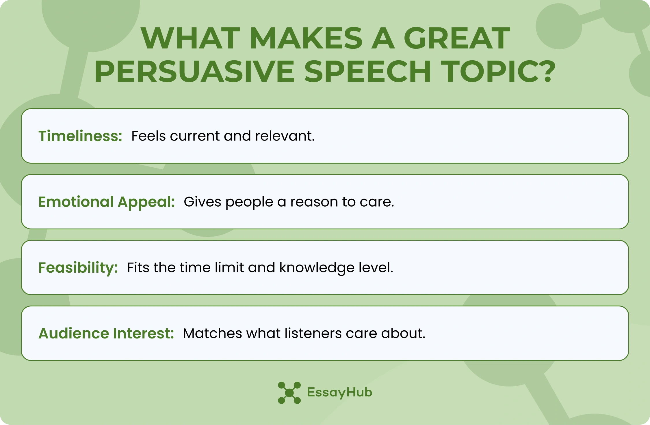 What Makes a Great Persuasive Speech Topic