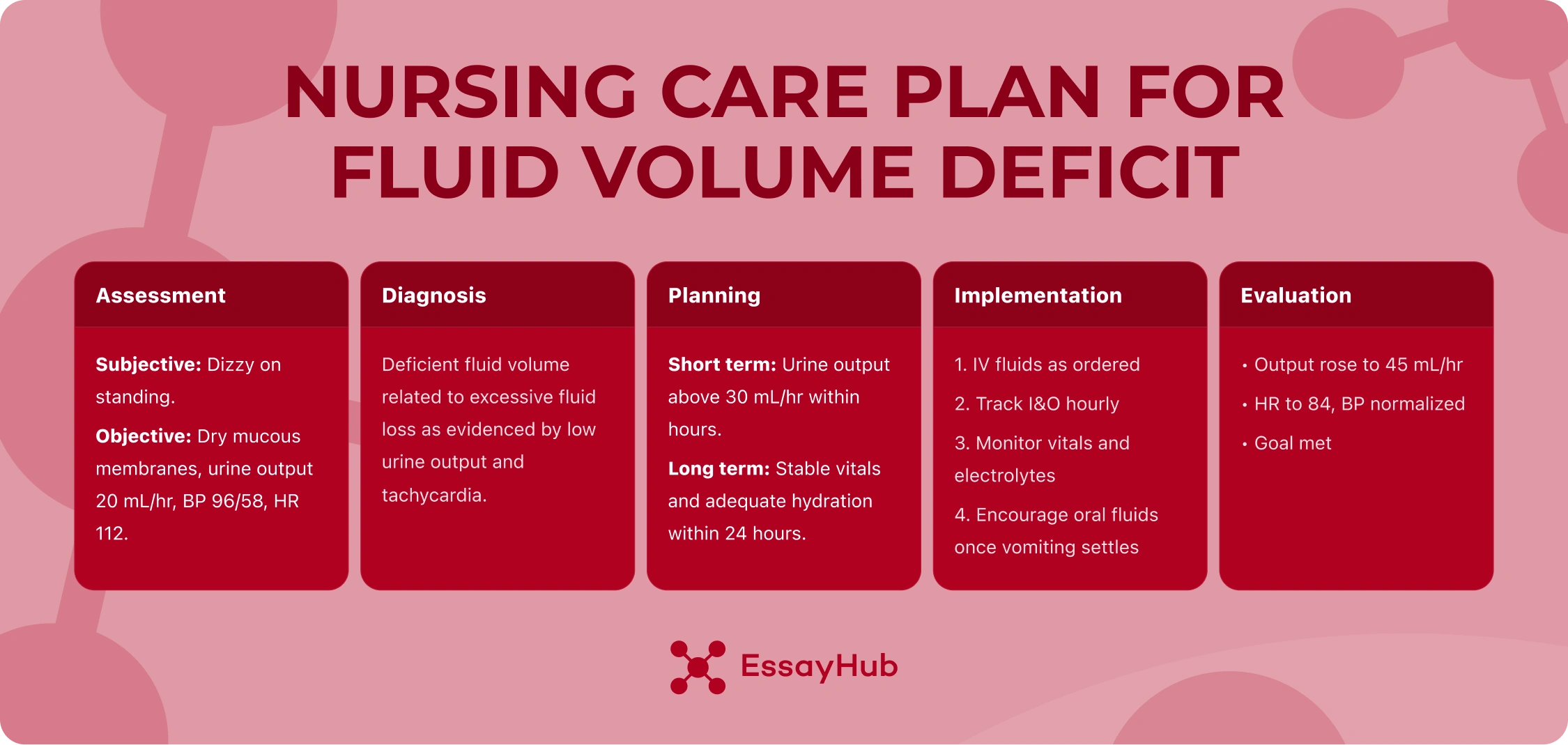 Nursing Care Example Fluid Volume Deficit
