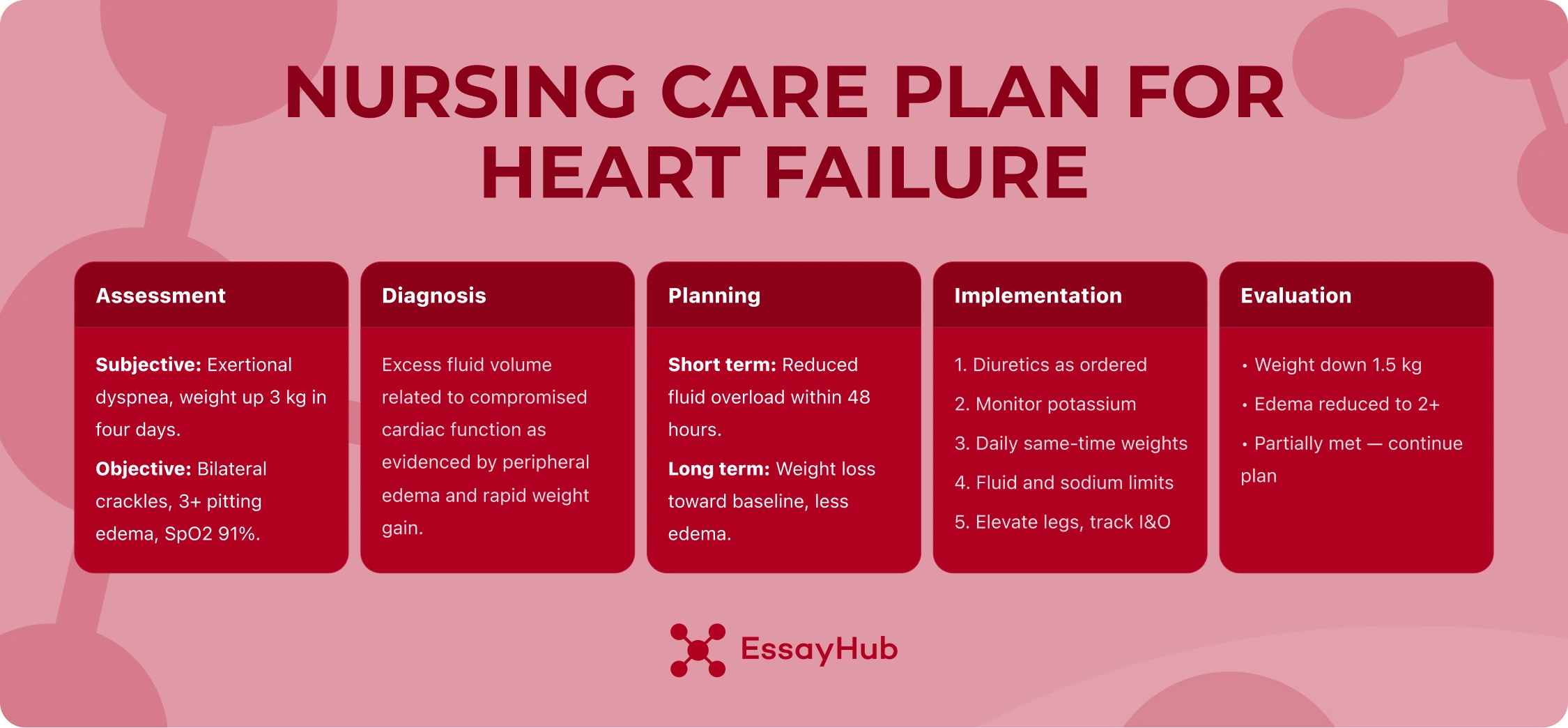 Nursing Care Example Heart Failure