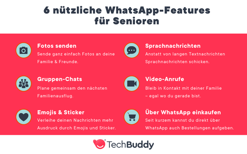 WhatsApp für Senioren - 6 nützliche Features