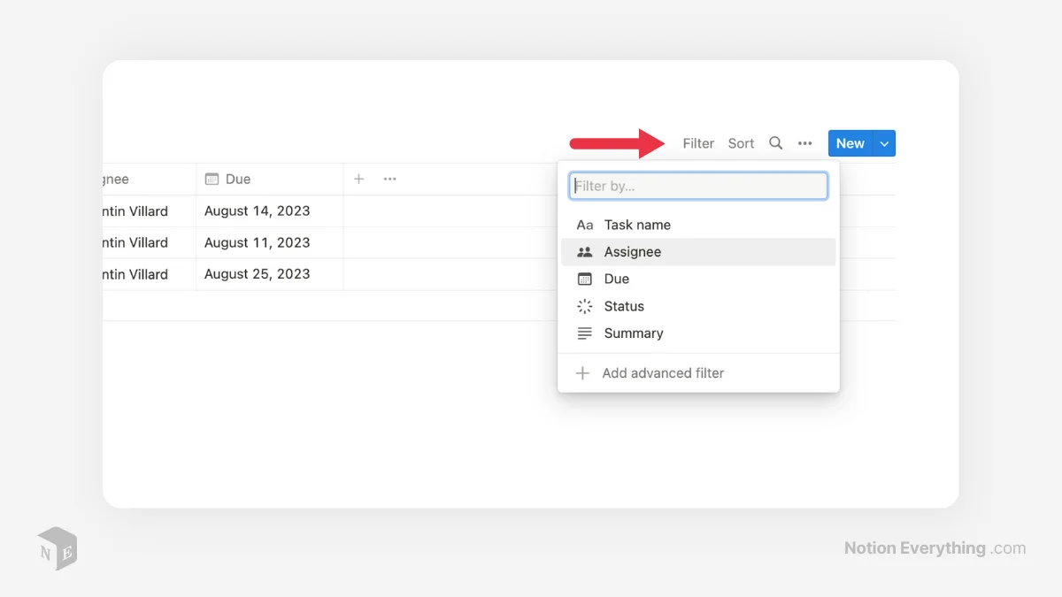 Linked Databases in Notion