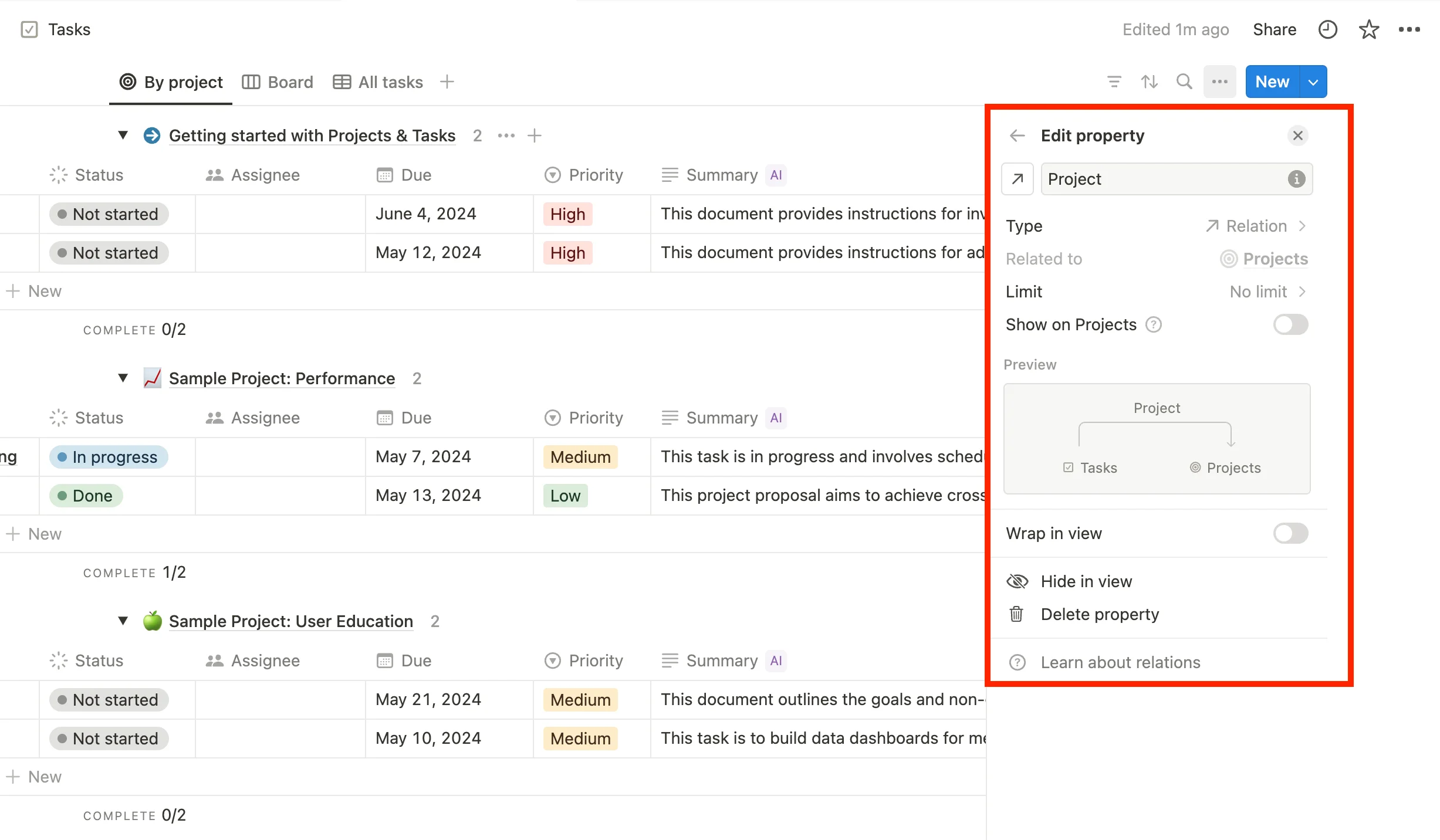 How to create a two-way relation between the databases in Notion