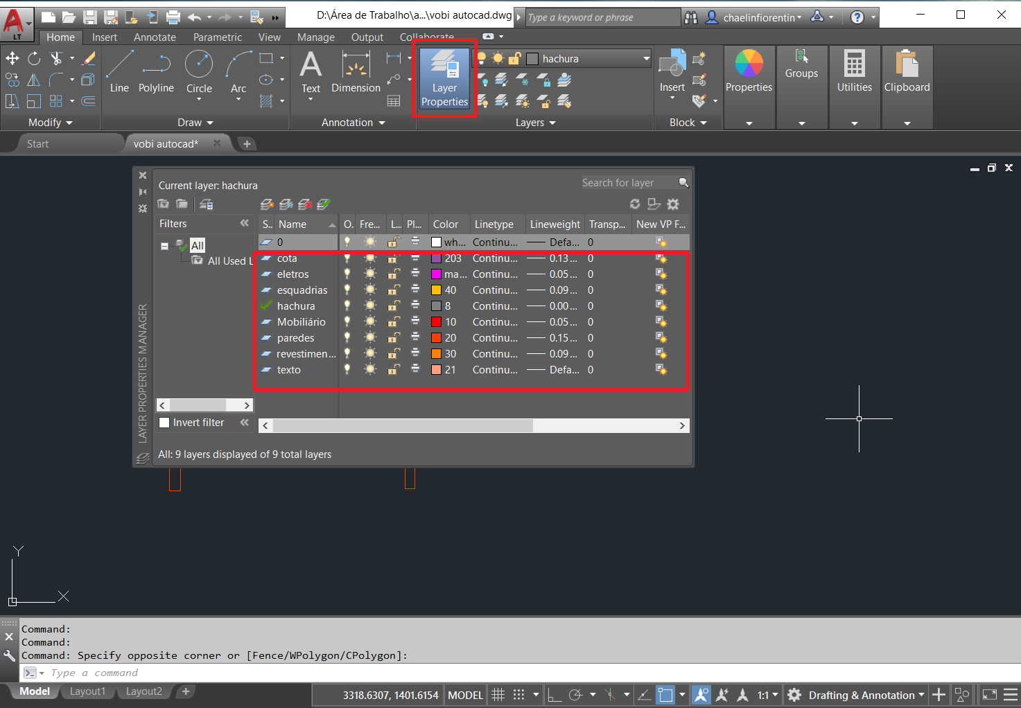 planta humanizada no Autocad passo a passo