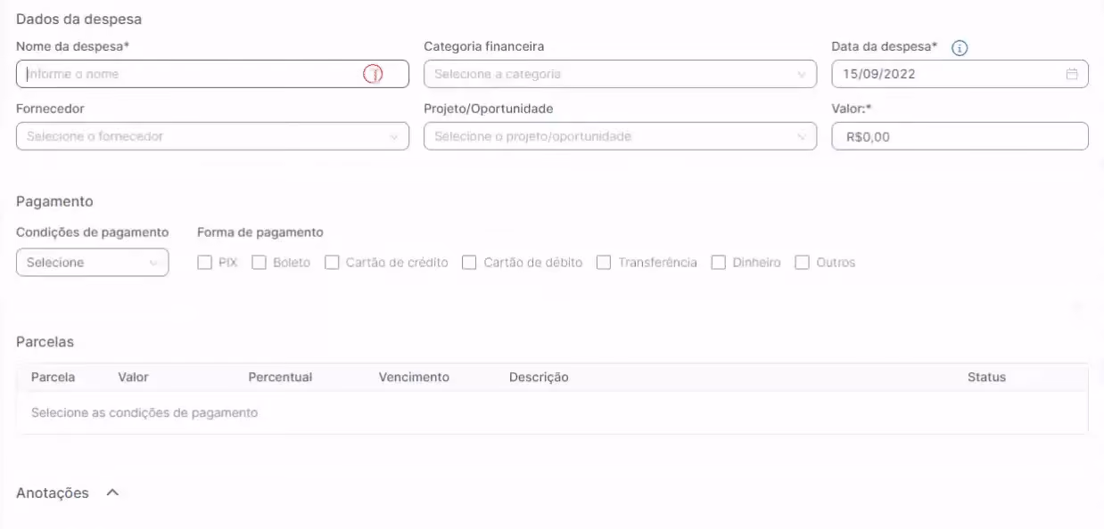 gestão financeira