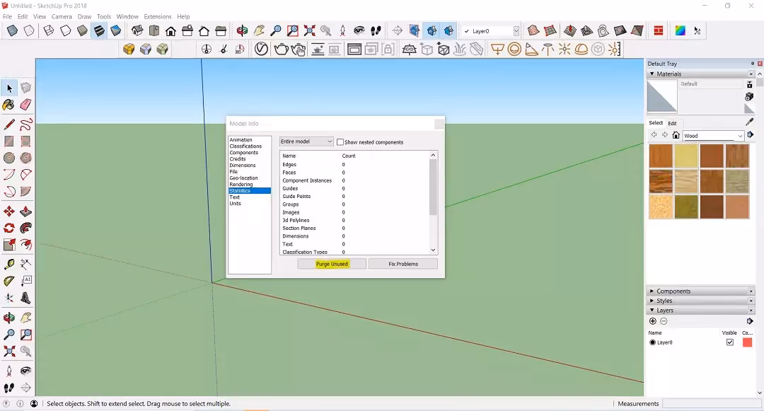 blocos para sketchup