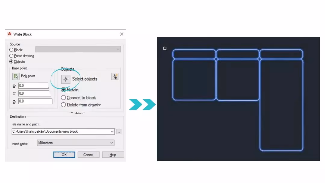 blocos para autocad