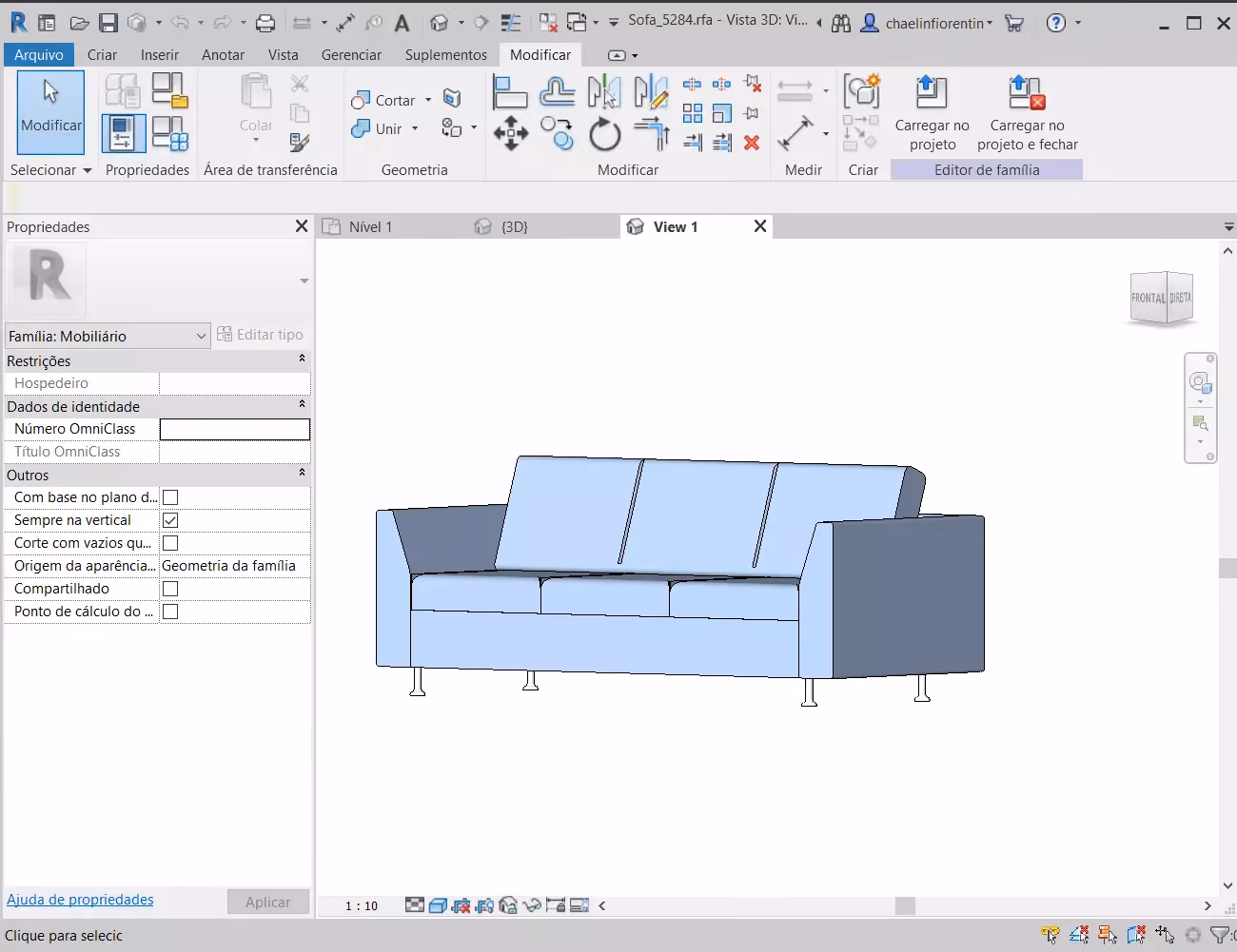 planta humanizada no Revit
