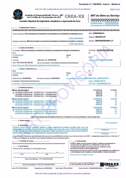 Anotação de Responsabilidade Técnica
