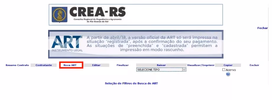 Anotação de Responsabilidade Técnica