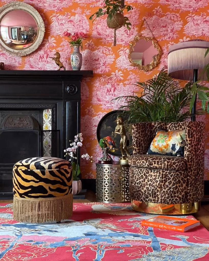 Decoração vintage maximalista