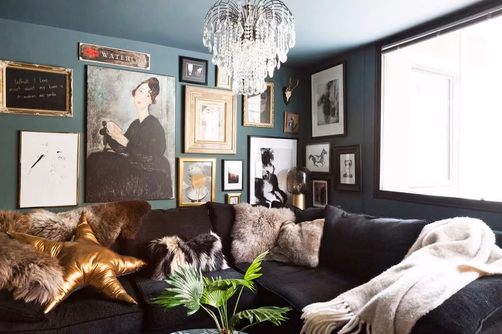 Decoração vintage maximalista