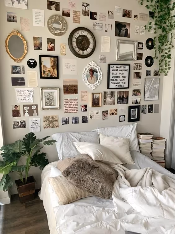 Aesthetic de quarto antigo