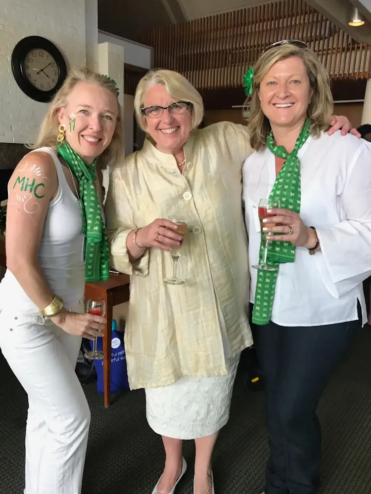 20th Mount Holyoke Reunion - Christina Balotescu, Sonya Stephens, and Jodie Morrison