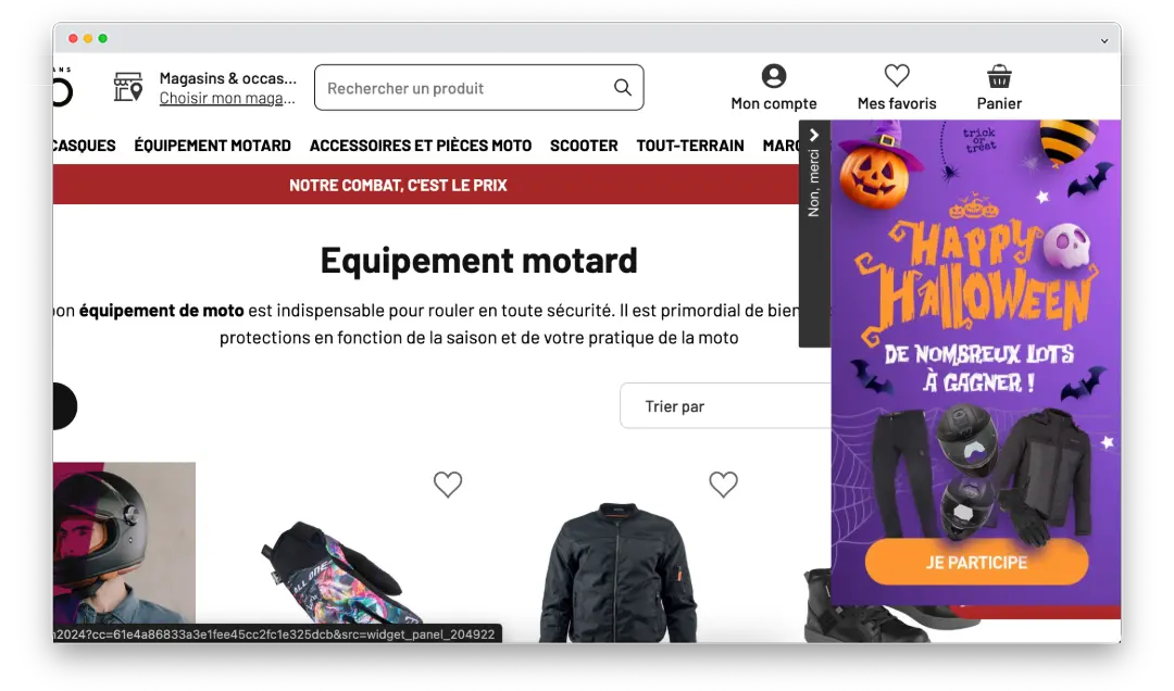 Le concours photos d'Halloween organisé par Dafy Moto