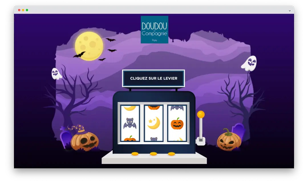 Le jackpot d'Halloween organisé par Doudou et Compagnie