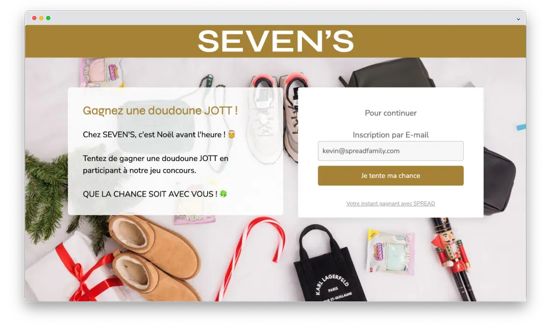 lot produit phare calendrier de l'avent seven's